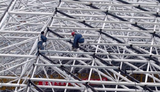 浅谈大同钢结构加工管桁架的安装工艺