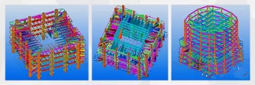 世茂广场部分楼层BIM模型